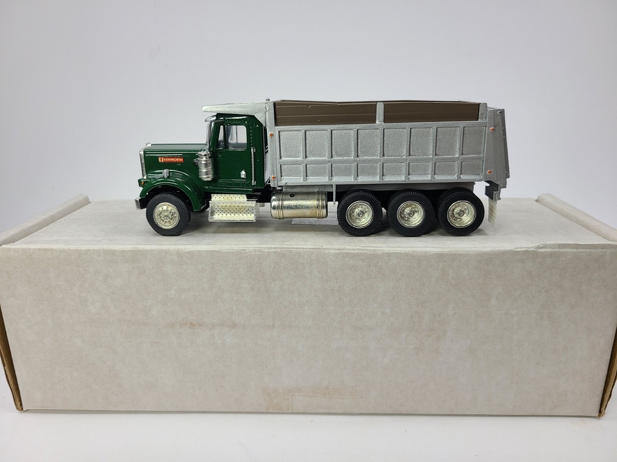 Kenworth W900 8x4 Dump Truck - Dark Green - ASAM Smith 1:48 Scale