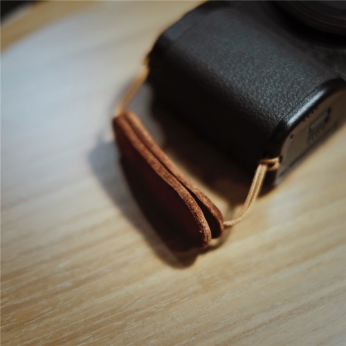 Cam-in Genuine Leather Camera Finger Strap Belt for Ricoh GRII GRIII GR2 GR3 - Afbeelding 13 van 13