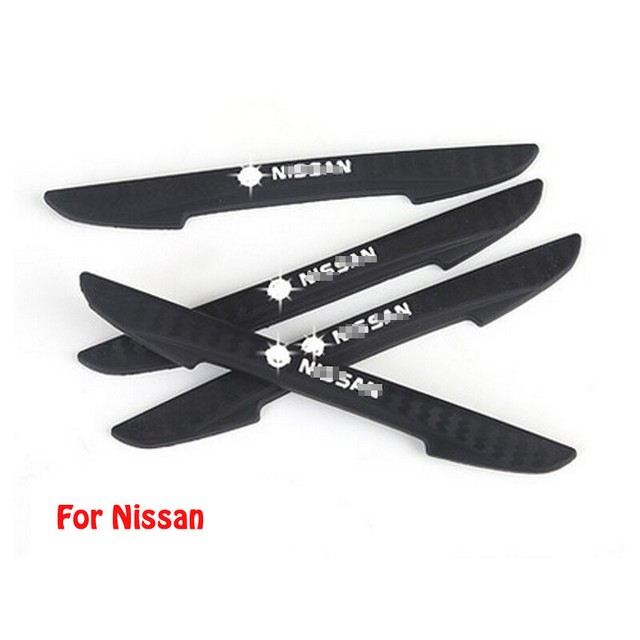 4pcs For Nissan Car Side Door Edge Guard Bumper Trim Protector PVC