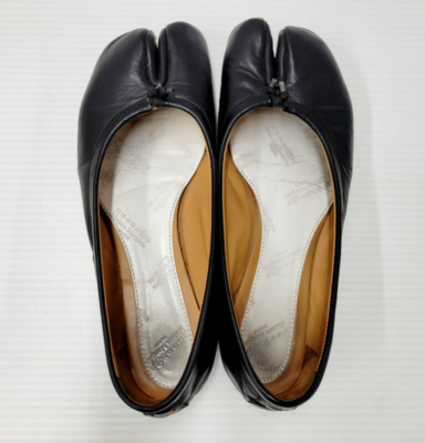 Maison Margiela Tabi Shoes Ballet Flat Pumps Size 36.5 Black