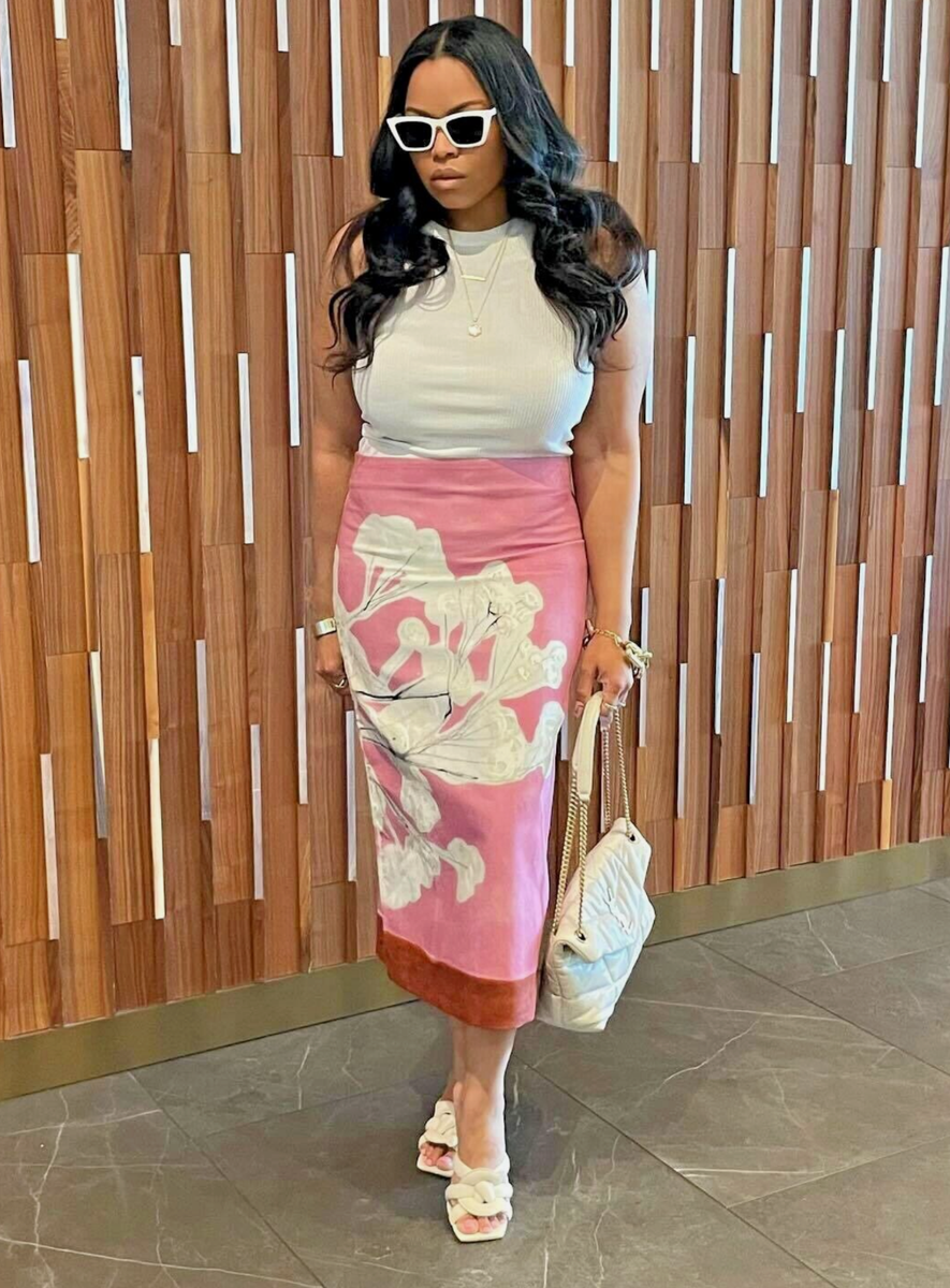 Fashion Quotes Cute Skirts Quote Style Pink Leather Skirt Quote