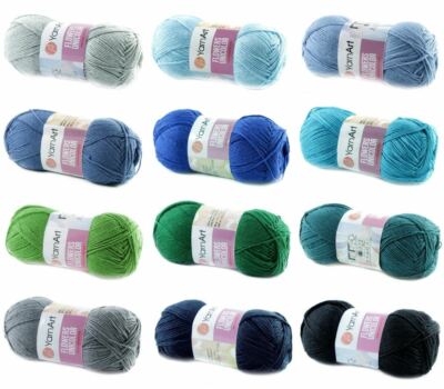 50g FLOWERS UNICOLOR Uni-Farben passend zu FLOWERS YarnArt 200m/50g 48 /kg