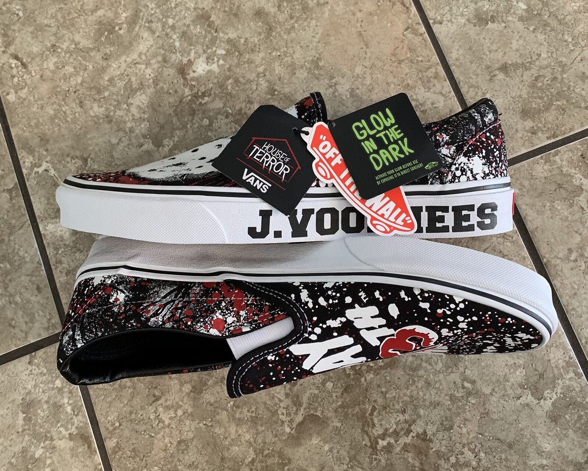 Vans x Horror Friday The 13th Slip On Jason Voorhees Glow Men's