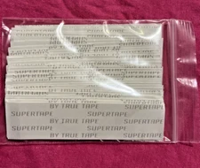 Supertape 1"X 3"Straight Strips Double Sided Tape 36 Pieces ~Lace Wigs,Toupee,Ha