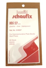Hawid Clear Stamp Mounts 105/57 Commemorative Blocks Giori Press Pack 20 (m29)