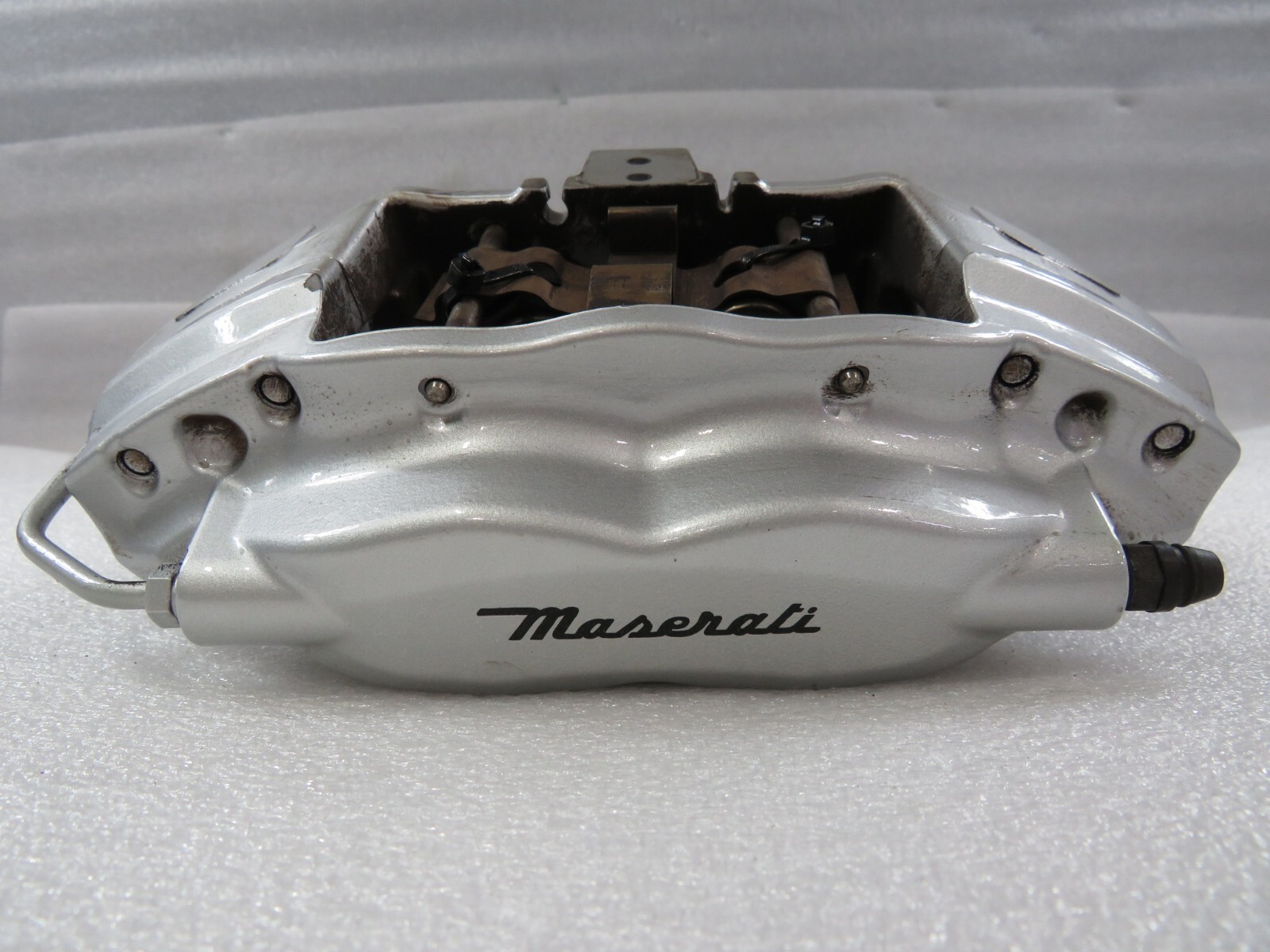 Maserati Ghibli, RH, Right, Rear Brake Caliper, Silver, Used, P/N 670006313