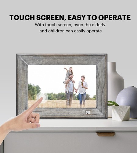 KODAK Classic WiFi Enabled Digital Photo Frame Touch Screen 16GB Internal Memory - Picture 9 of 26