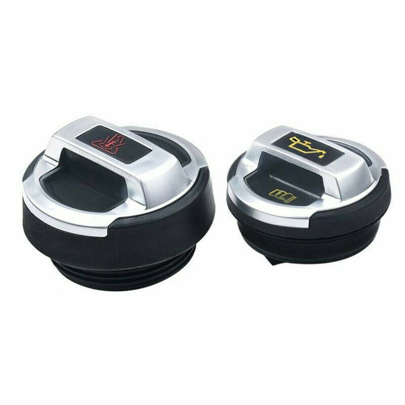 2Pcs Oil Filler Cap Retrofit Coolant Expansion Tank Lid 420103485B 