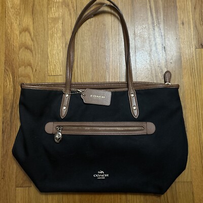 Coach Sawyer Tote, Black