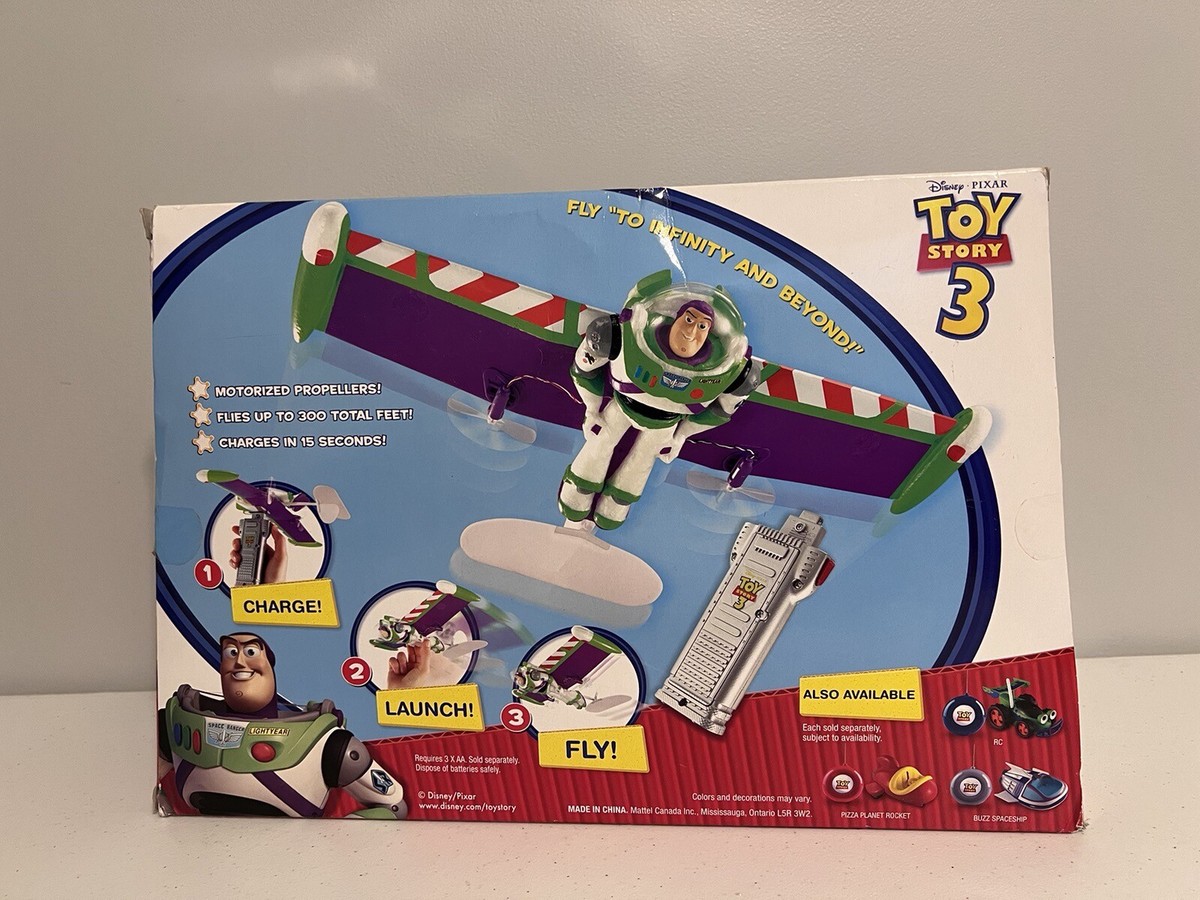 Disney Pixar TOY STORY 3 Real Flying Buzz Lightyear Quick