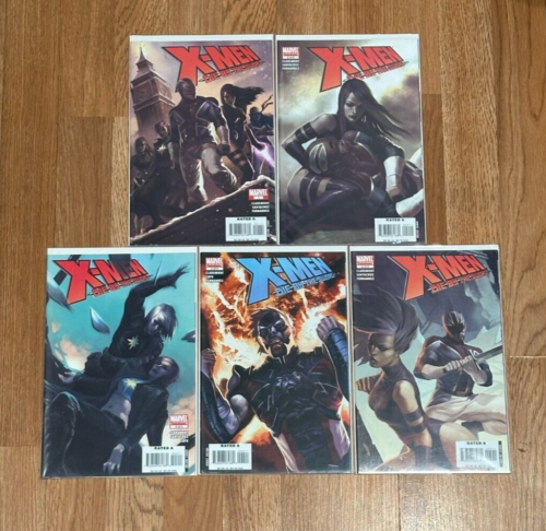 Lot de bandes dessinées X-Men Die by the sword #1-#5 (Marvel Comics, 2007) - Photo 1/7