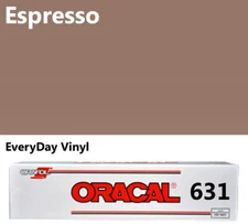 12"x5'- Espresso - Matte Oracal 631 Exhibition CAL Vinyl Roll Adhesive Vinyl