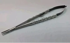 HU-FRIEDY Micro Straight Castro Needle Holder, Diamond Dusted, 18cm, 7" NHDPV