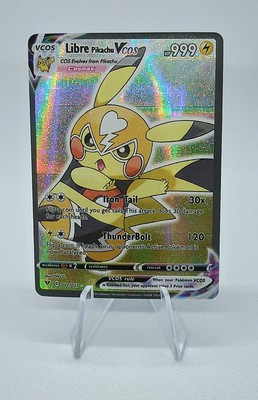 PIKACHU POKEMON LIBRE PIKA CARTE CARD  HOLO PRISM FLASH FOIL MANGA ANIME KAWAII