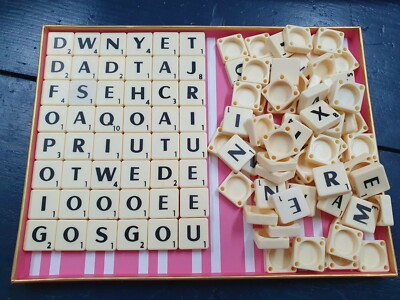 Large Scrabble Letters Scrabble Letters. Craft. Card making. Letters . Words | eBay UK