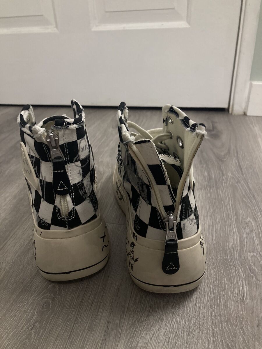 R13 Double Grommet Kurt High Top Sneaker. Size 10 IT 40 R13 Double Grommet Kurt High Top Sneaker. Size 10 IT 40