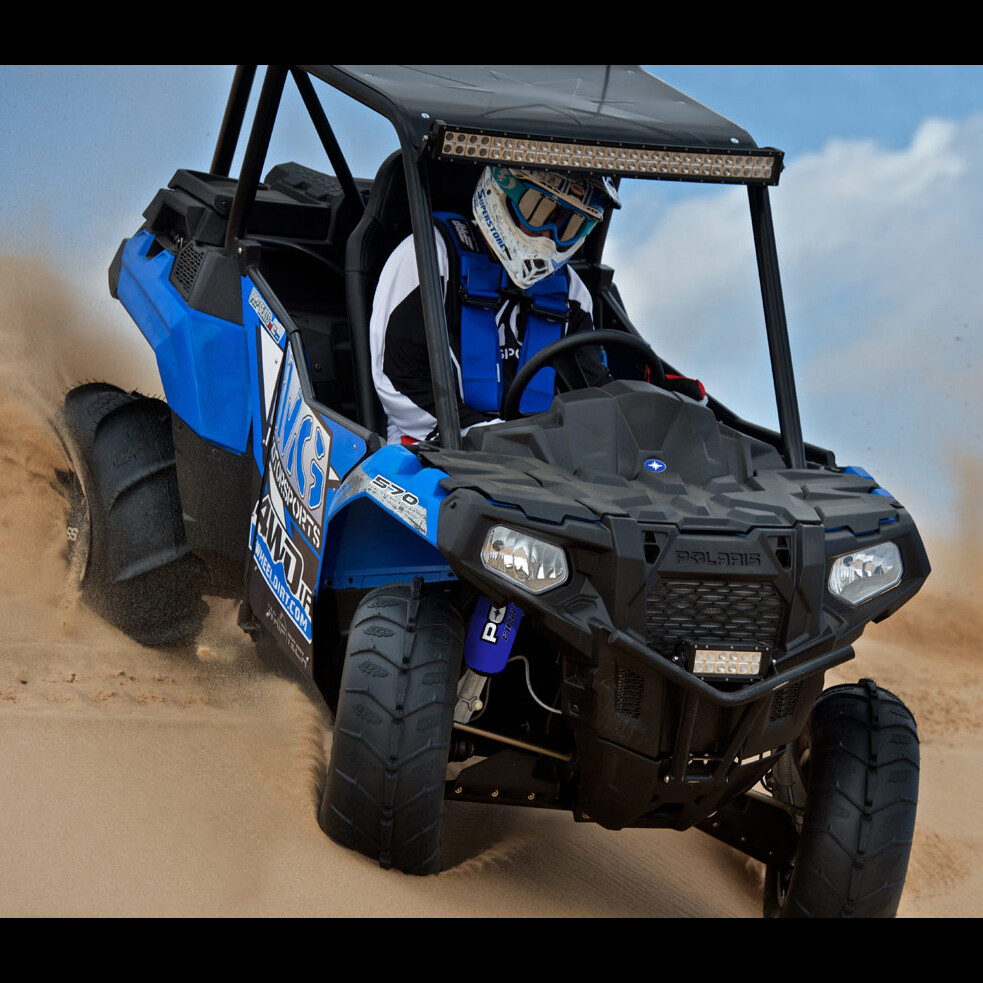 Blue Shock Covers POLARIS Ranger RZR 570 800 800 S Racing (Set of 4