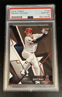 2018 Topps Finest Shohei Ohtani #100 PSA 10 GEM MT | eBay