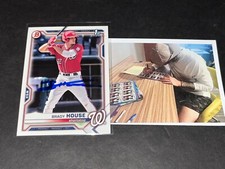 Brady House Nationals Auto Signed 2021 1st Bowman Base Card /