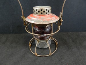Details About Vintage N Y Central Handlan St Louis Usa Railroad Lamp Lantern