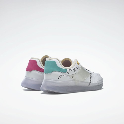 JURASSIC PARK REEBOK CLASSIC CLUB C LEGACY MR. DNA MultiColor GY0856 White 7.5 - Picture 6 of 12