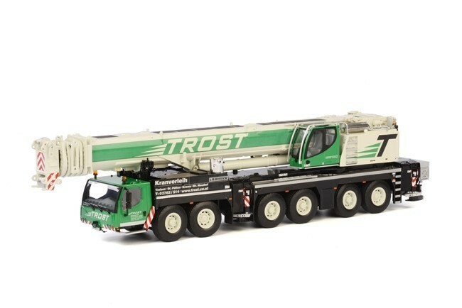希少 1/50 WSI LIEBHERR LTM1350-6.1 MAMMOET WSI 01-1676 Liebherr LTM1350-6.1 Truck Crane - Trost 1/50