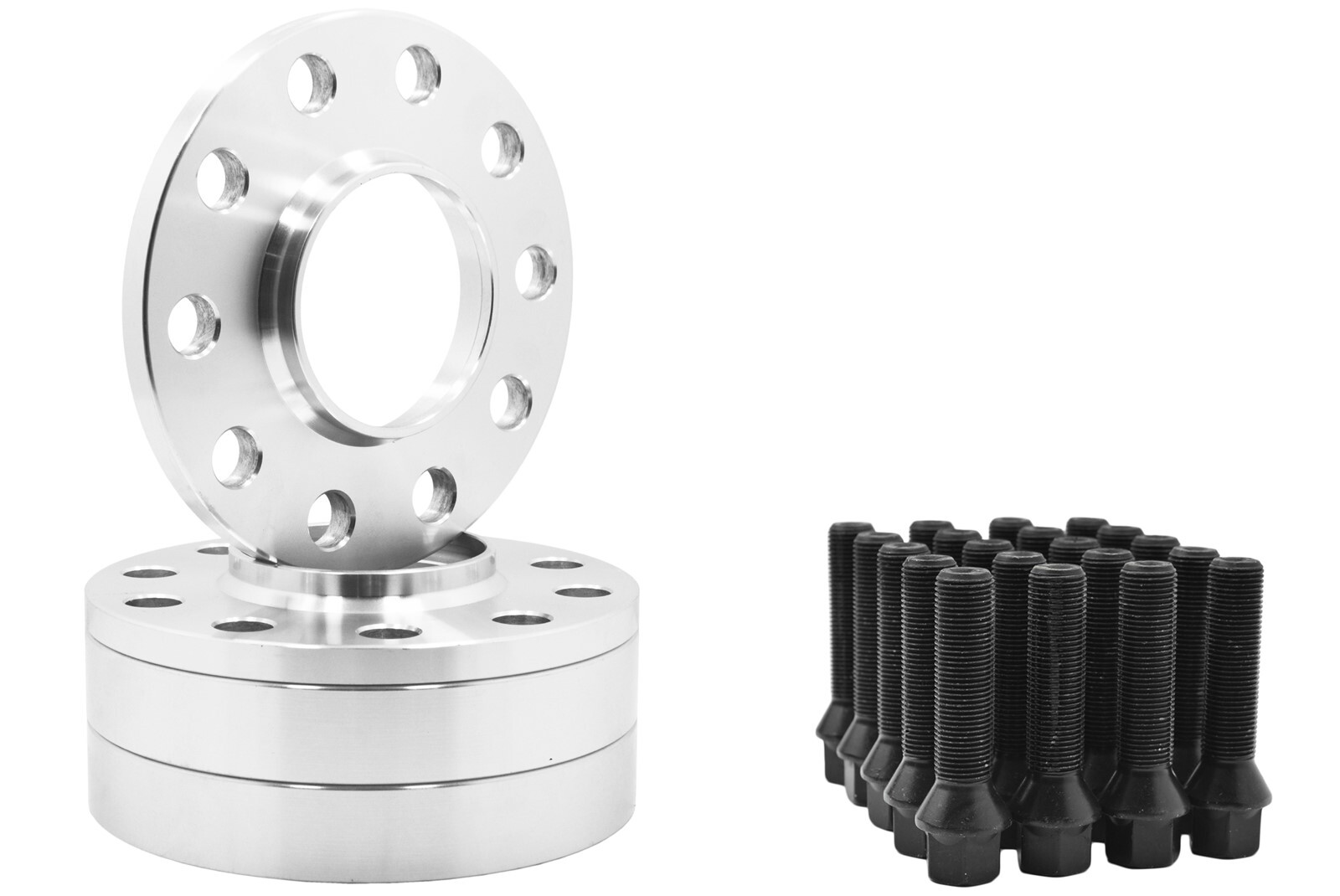 5x112 MM 10 MM & 25 MM Hub Centric Spacers + Extended Lug Bolts for BMW I8