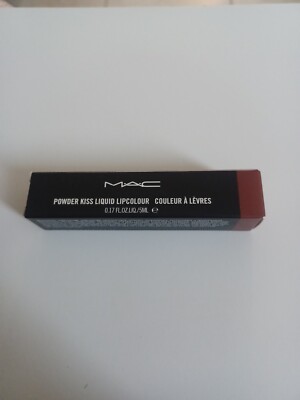 MAC Powder Kiss Liquid Lipcolour Shade 997 Over The Taupe 5ml/0.17oz New in Box