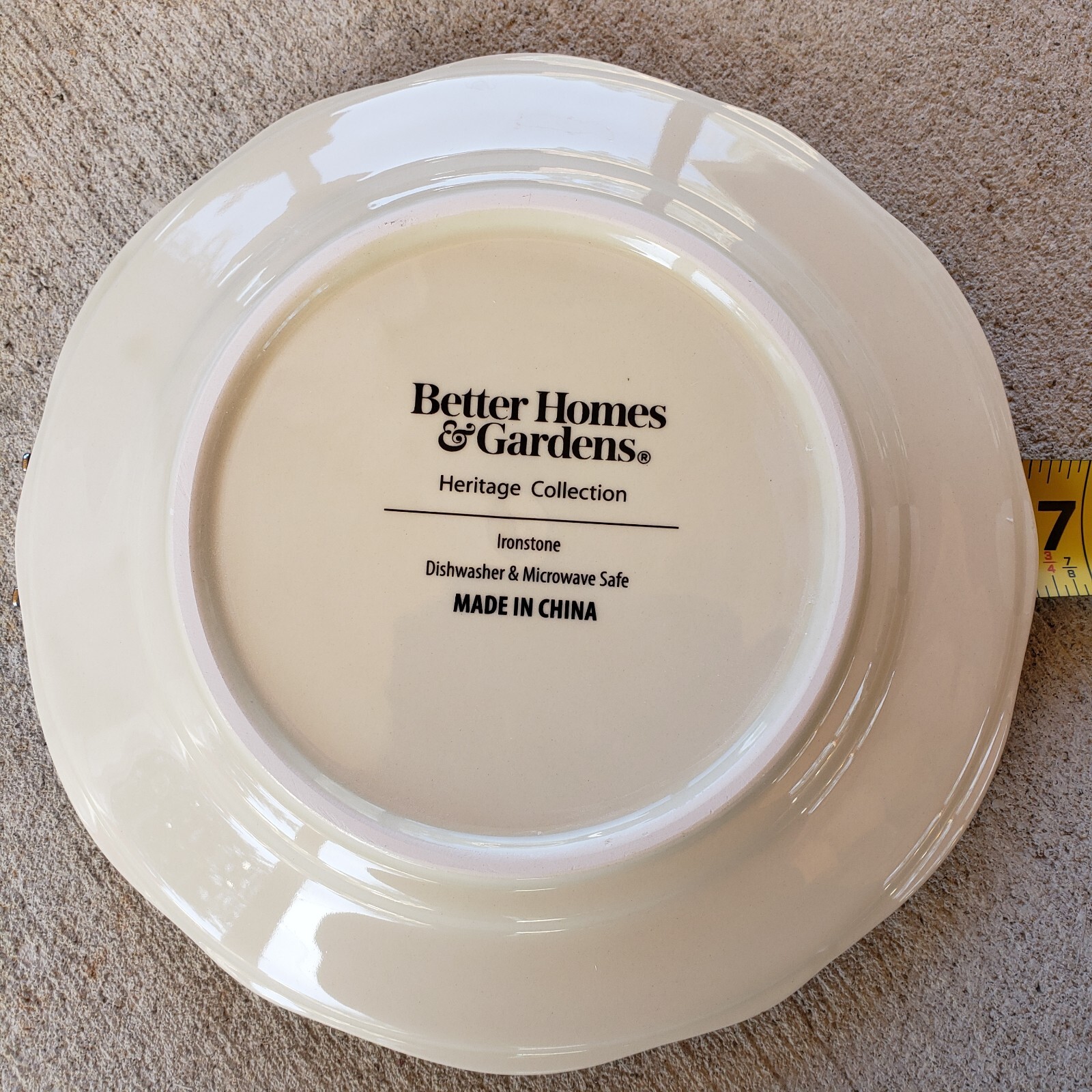 Better Homes & Gardens Dessert Salad Plate "MERRY" Winter Forest 6-3/8"
