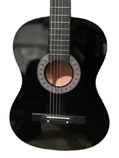 ZENY 38" New Beginners Acoustic Guitar W Guitar Case,Strap,Tuner, Pick & Stand