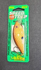Pre-Rapala Luhr Jensen 1/4oz Speed Trap Vintage NIB Thin Bill: Brown Crawfish