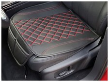 Sitzauflage Schwarz Kunstleder passend für VW Golf 7 OT402