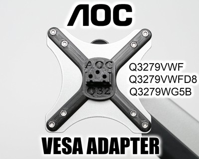 VESA ADAPTER for AOC Q3279VWF, AOC Q3279VWFD8, AOC Q3279WG5B monitors | eBay