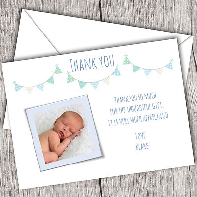 Thank You Baby Gift Voucher Thank You Card For New Baby Gift