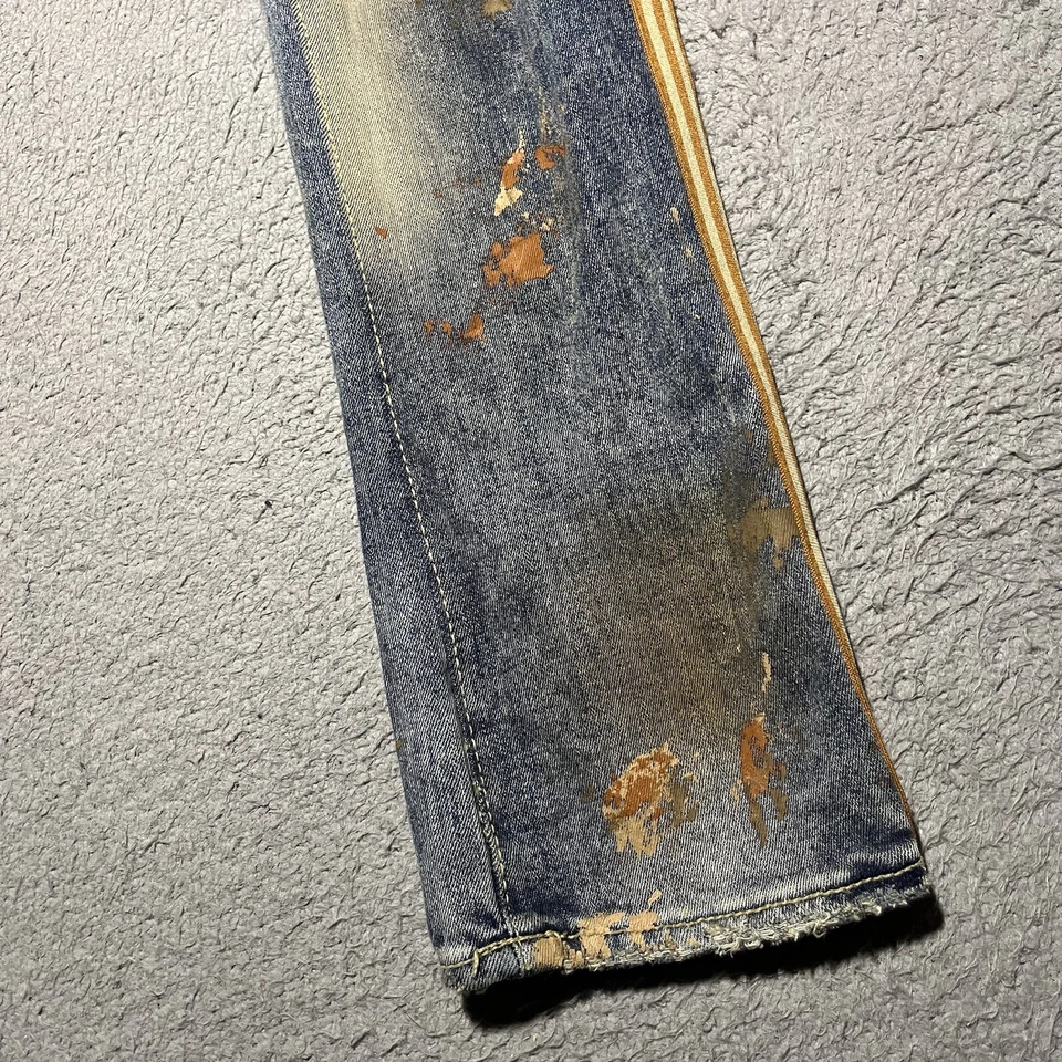 Pantalones de mezclilla Jordan Craig para hombre 34x34 edición Sean Legacy motocicleta pintura envejecida Foto 2 de 4