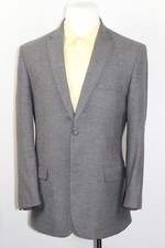 JOS A BANK Men's Solid Gray 2-Btn Dual Vent Modern JOSEPH Slim Fit Wool Suit 42R