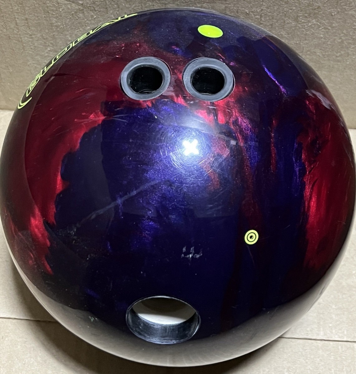 バーナーパール (15P) 900グローバル 900 Global Burner Pearl 15 lb Bowling ball Used Single Drill