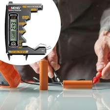 Batterietester, kompaktes Leistungsmessger&auml;t f&uuml;r C/D-Haushaltsbatterien, 1,5