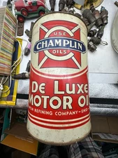 Champlin De Luxe 5 Quart  Motor Oil Can 