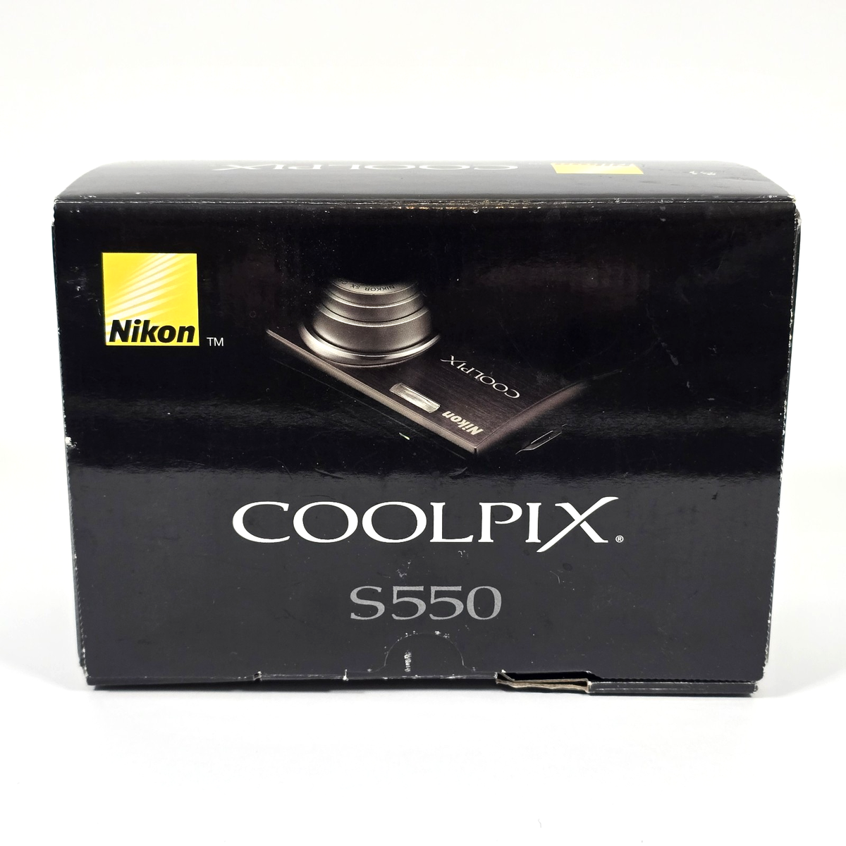 NIKON COOLPIX S550 DIGITAL CAMERA BUNDLE 10 MP 5x ZOOM BLACK +