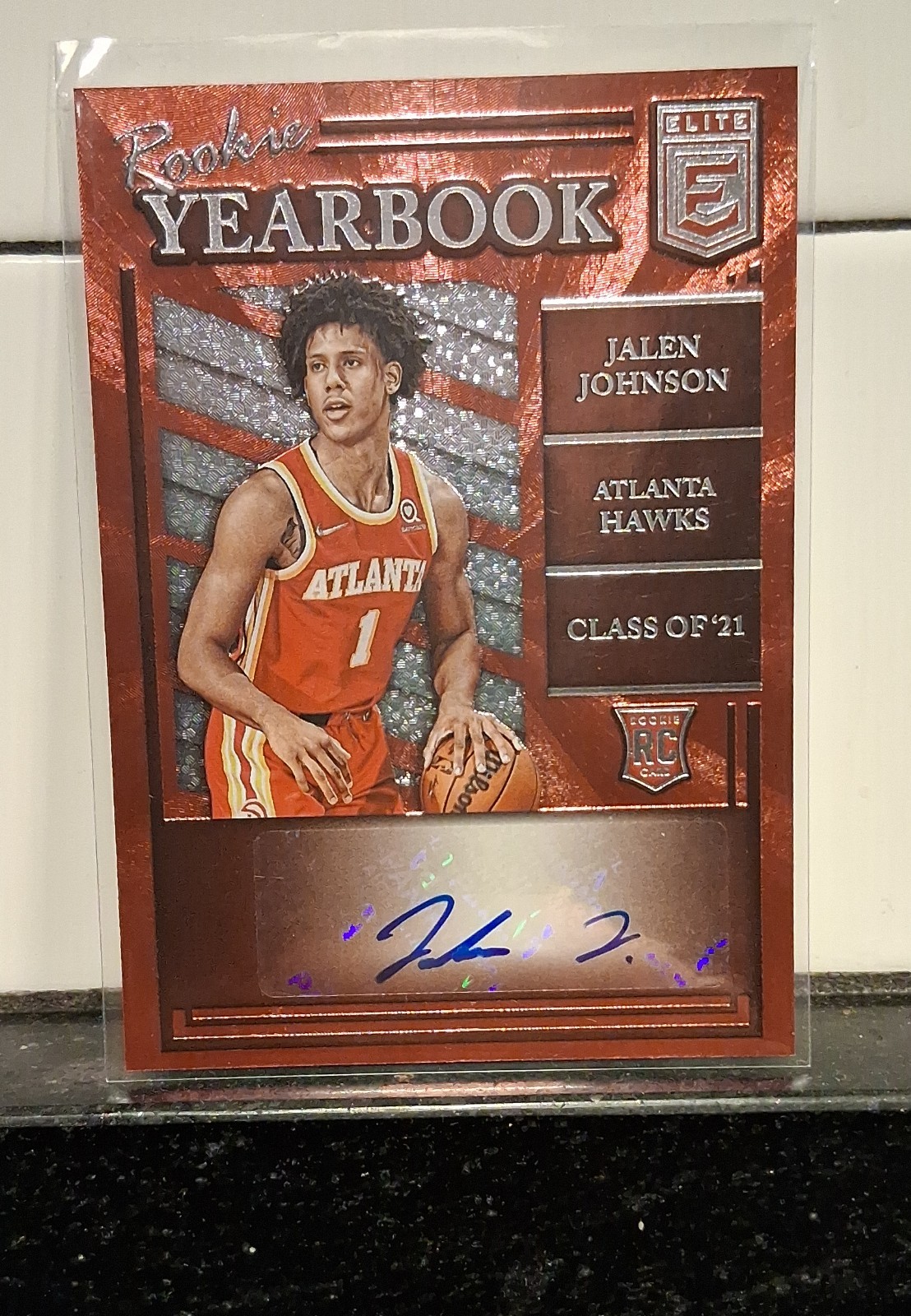 2021-22 Donruss Elite - Rookie Yearbook Autographs Jalen Johnson (AU, RC)