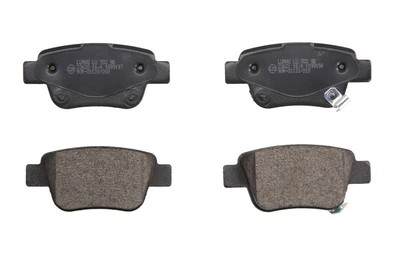 Bremsbelagsatz BRECK 23620 00 702 10, Hinten
