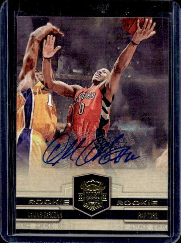 2009-10 Panini Court Kings DeMar DeRozan Rookie Auto Autograph RC #/649 Raptors