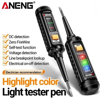 Aneng B15 Induction Teste Pen Highlight Color Light Professional Ac Voltage Dete