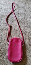 Neu! Große Handytasche Rindsleder pink