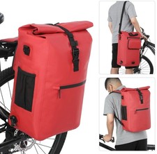 3 In 1 Waterproof  Bike Pannier Hiking Backpack Shoulder Bag