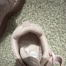 Surprize by Stride Rite Pink Hook Loop Low Top Sneakers Girls Size 4
