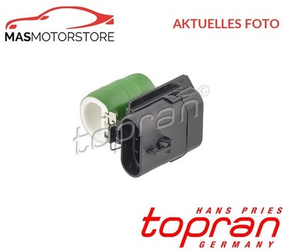 VORWIDERSTAND ELEKTROMOTOR-KÜHLERLÜFTER TOPRAN 208 844 I FÜR VAUXHALL