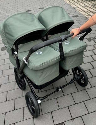 Bugaboo Fox 5 Zwillingswagen / Geschwisterwagen / Oliv / Guter Zustand