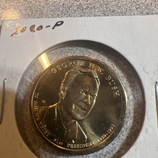 2020-P George H.W. Bush Presidential Dollar Coin Brilliant Uncirculated